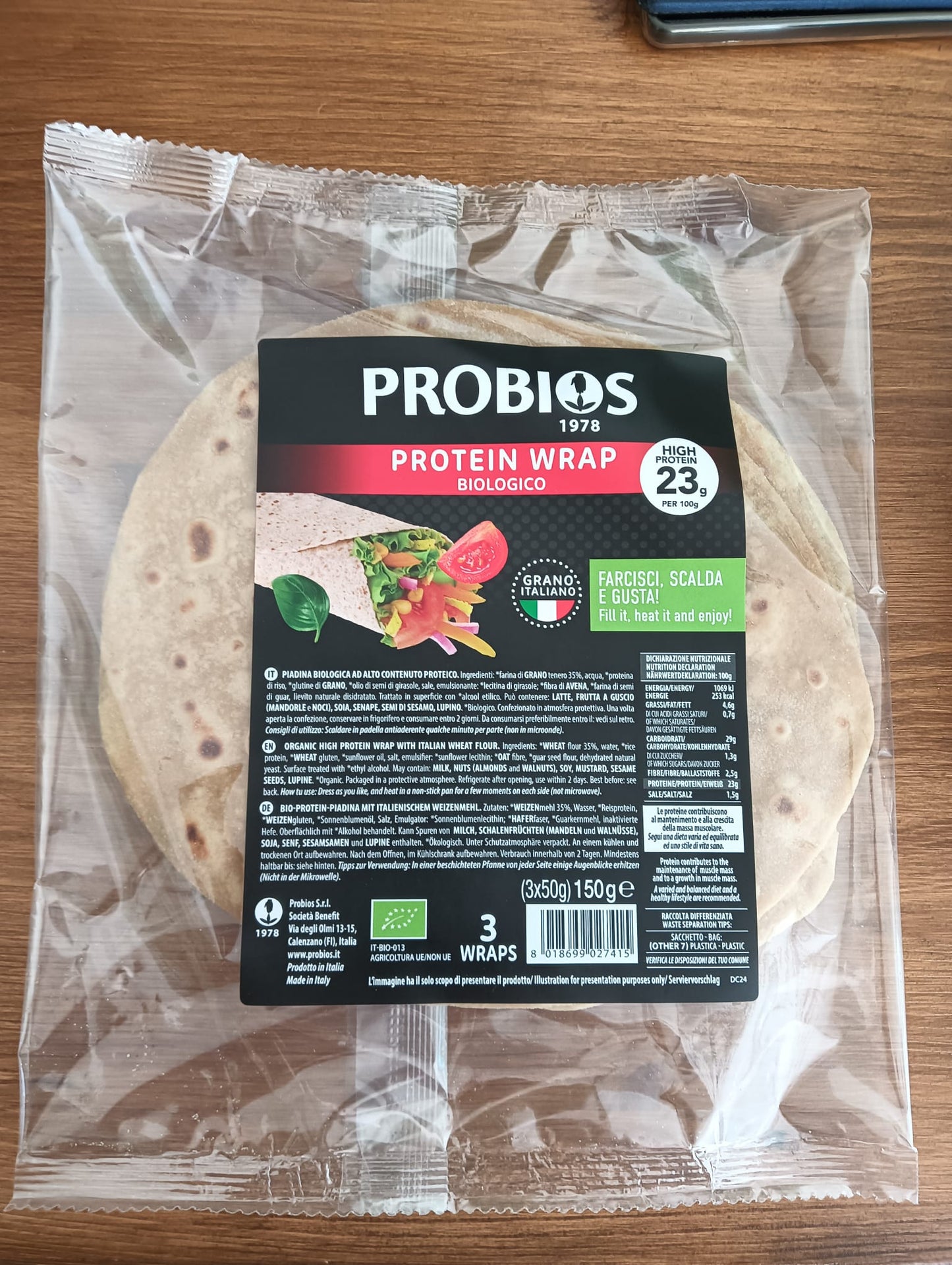 PROBIOS Protein Wrap Bio