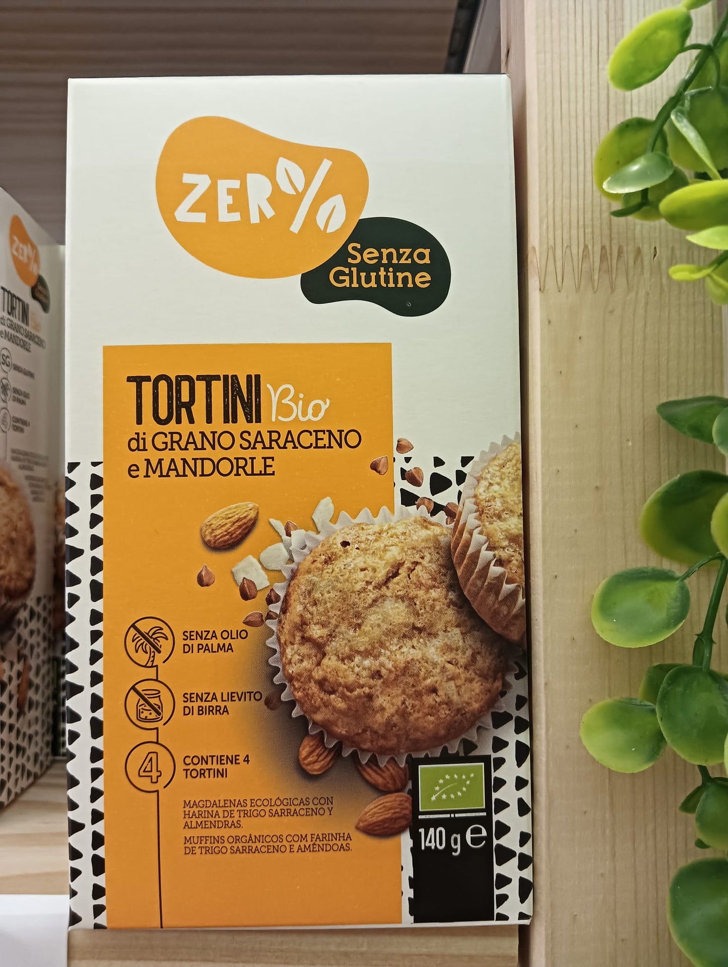 ZER% Tortini BIO di grano saraceno e mandorle
