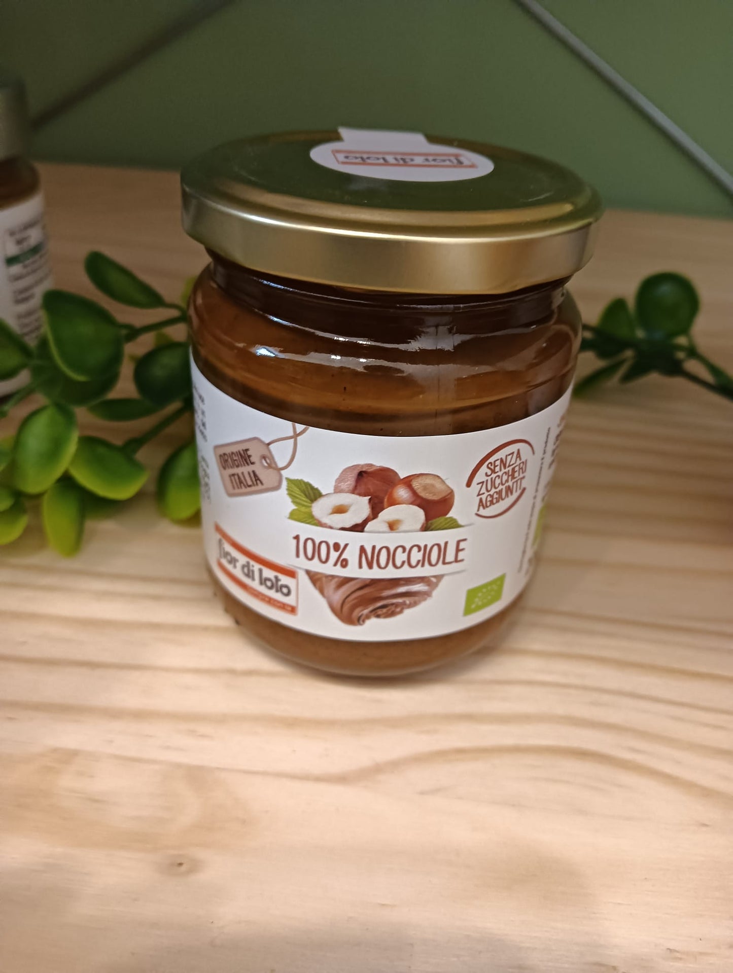 FIOR DI LOTO Crema Spalmabile alle Nocciole Senza Zuccheri Aggiunti