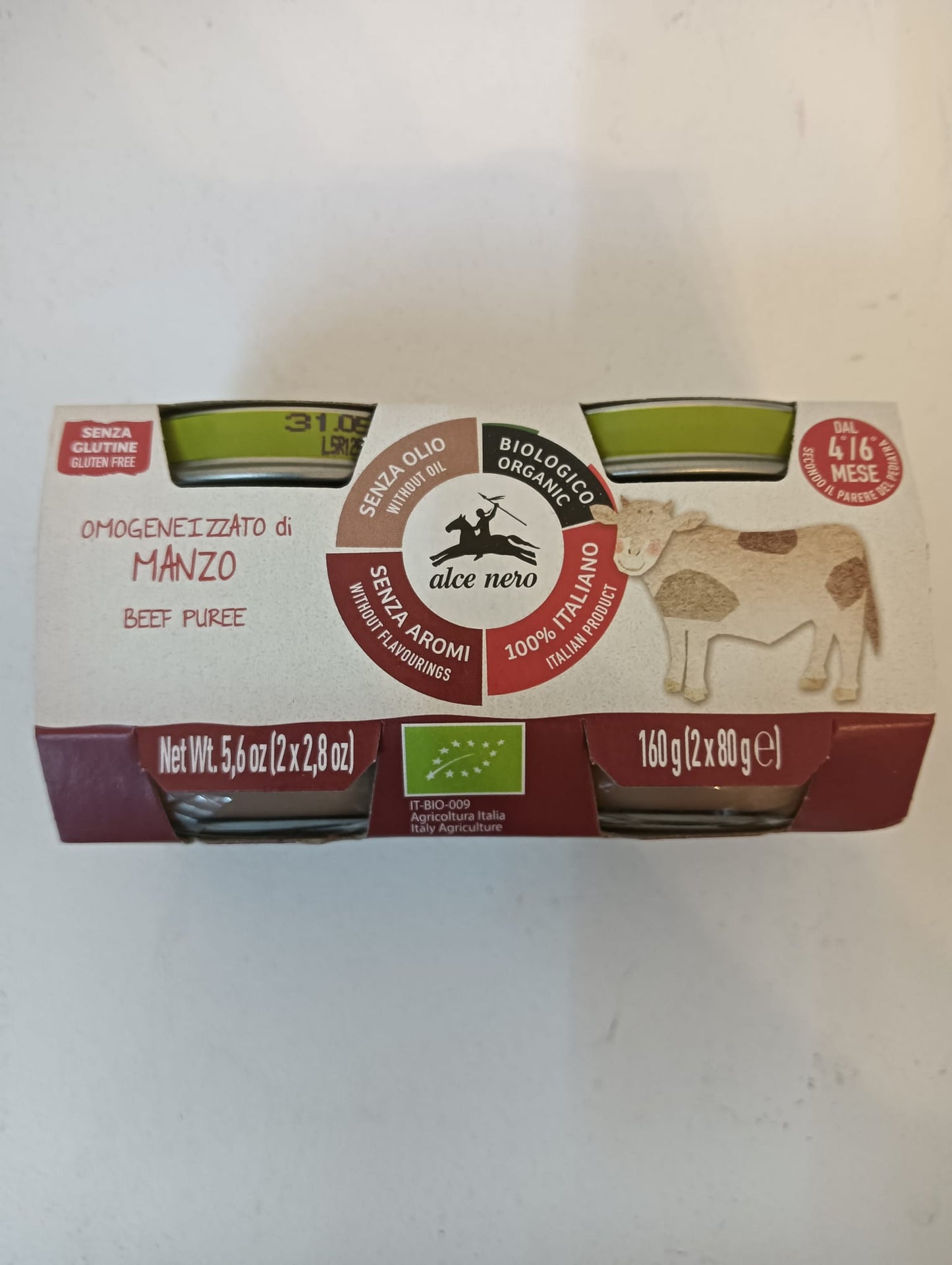 FALCE NERO Omogeneizzato di Manzo