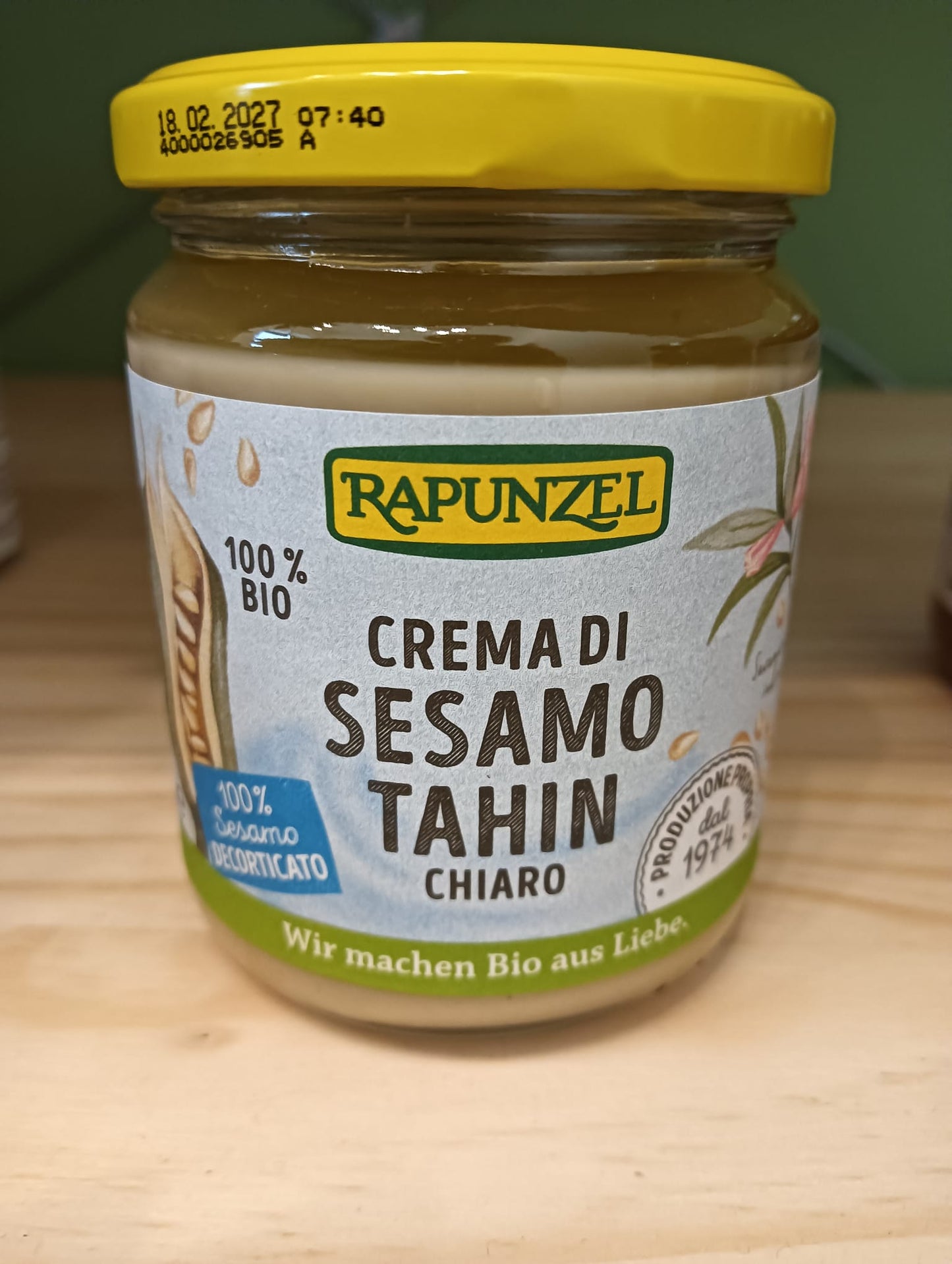 RAPUNZEL Crema di Sesamo Tahin Chiaro