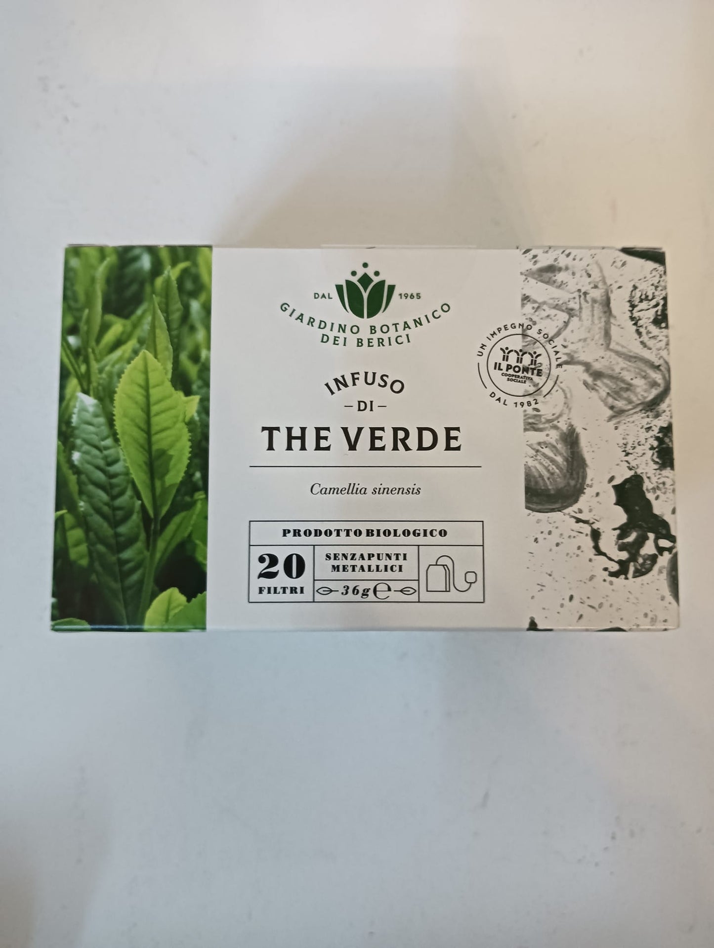 GIARDINI BOTANICO DEI BERICI infuso di the verde