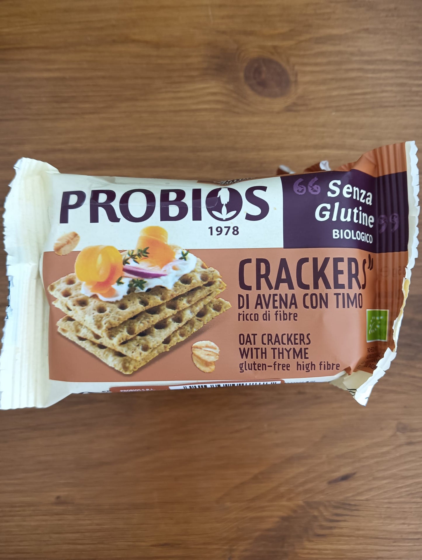 PROBIOS Crackers di Avena con semi di sesamo e chia