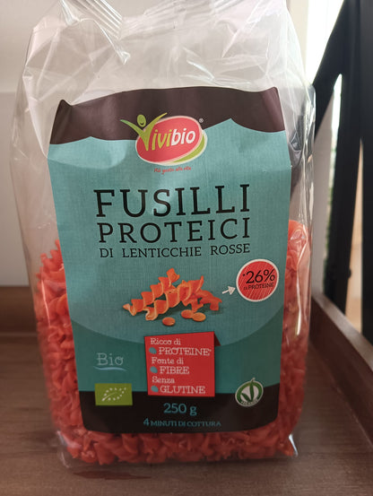 VIVIBIO Fusilli Proteici di Ceci BIO