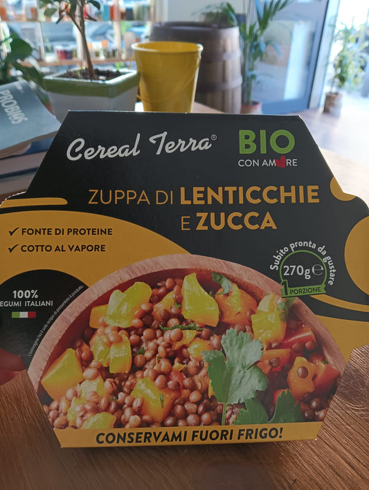 CEREAL TERRA ZUPPA DI LENTICCHIE E ZUCCA