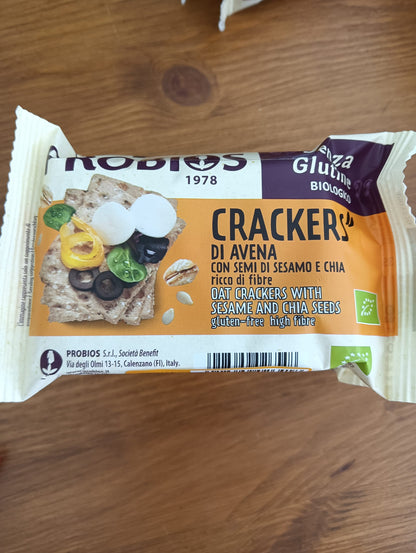 PROBIOS Crackers di Avena con semi di sesamo e chia