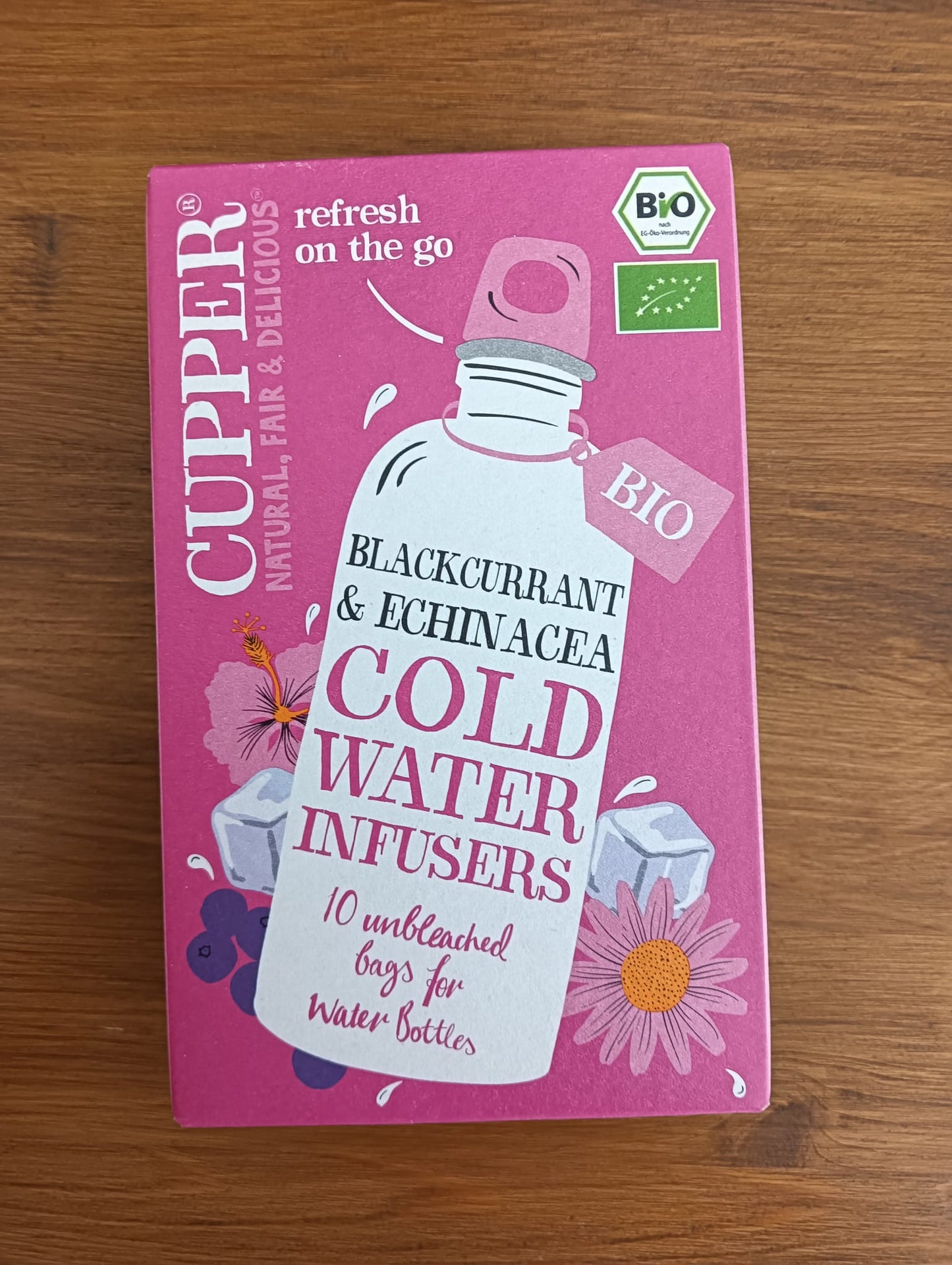 CUPPER Infuso a freddo  aromatizzato al ribes nero con echinacea