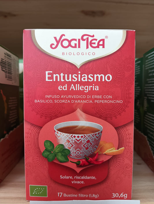 YOGI TEA ENTUSIASMO ED ALLEGRIA