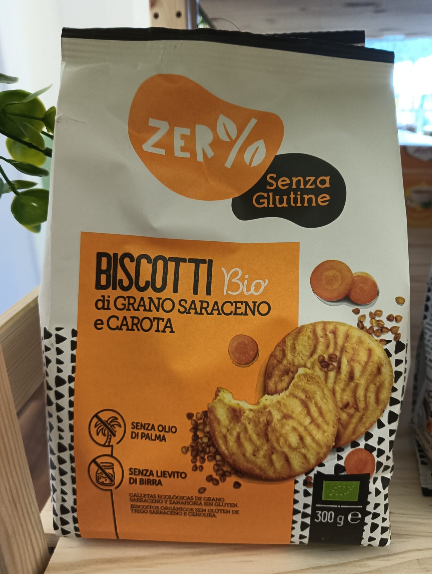 ZER% Biscotti  BIO di grano saraceno e carota