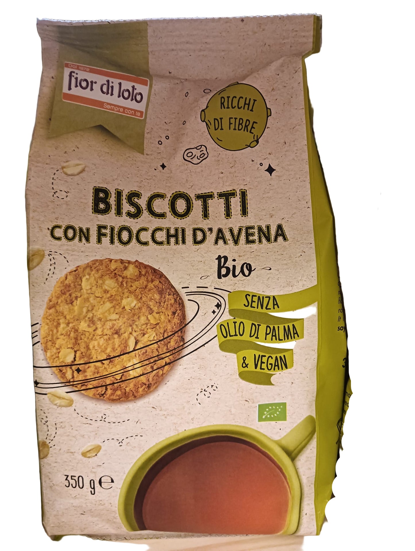 FIOR DI LOTO Biscotti con fiocchi d'avena