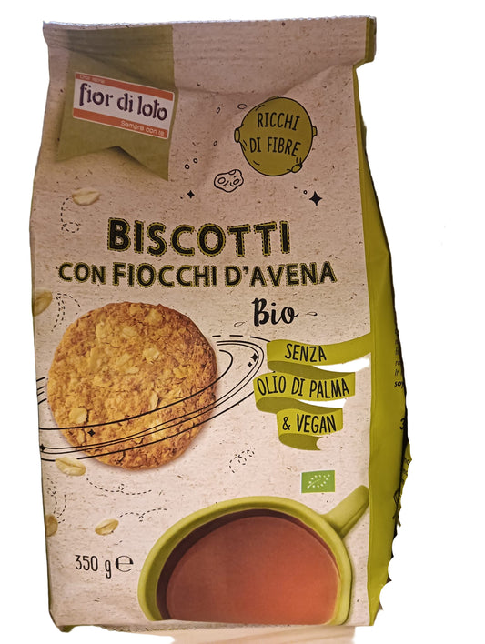 FIOR DI LOTO Biscotti con fiocchi d'avena