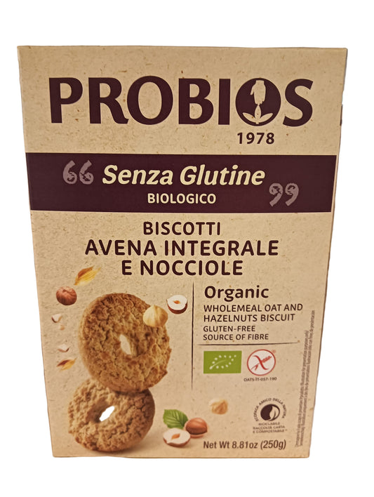 PROBIOS BISCOTTI AVENA INTEGRALE E NOCCIOLE