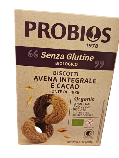 PROBIOS BISCOTTI AVENA INTEGRALE E NOCCIOLE