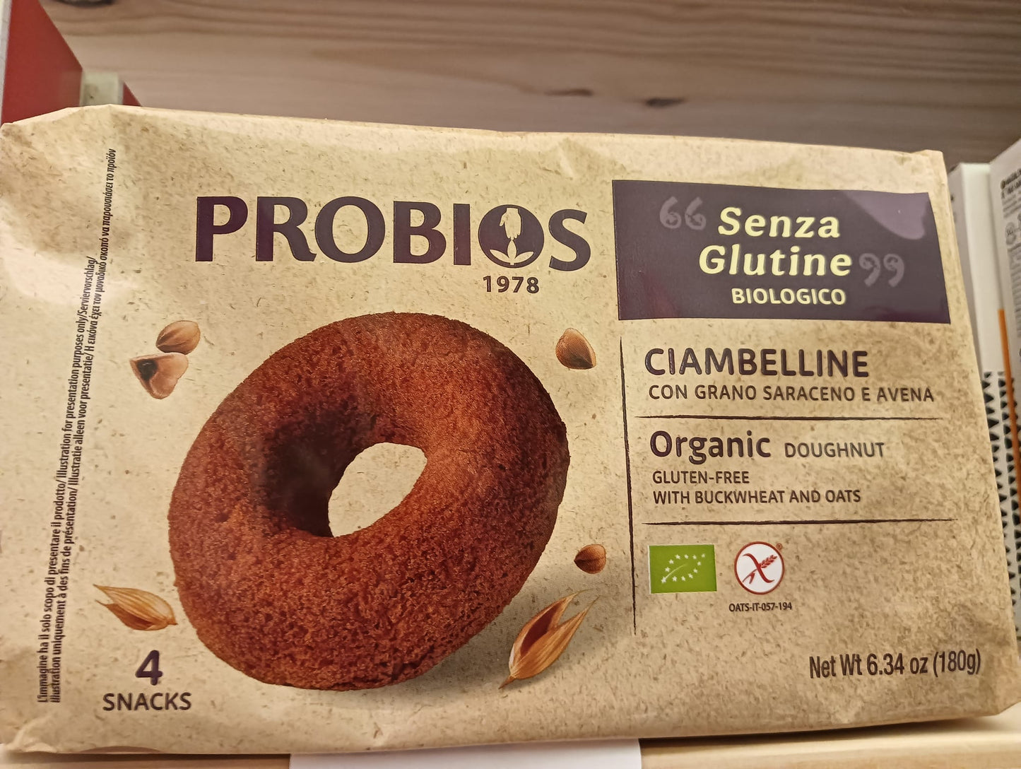 PROBIOS CIAMBELLINE CON GRANO SARACENO E AVENA