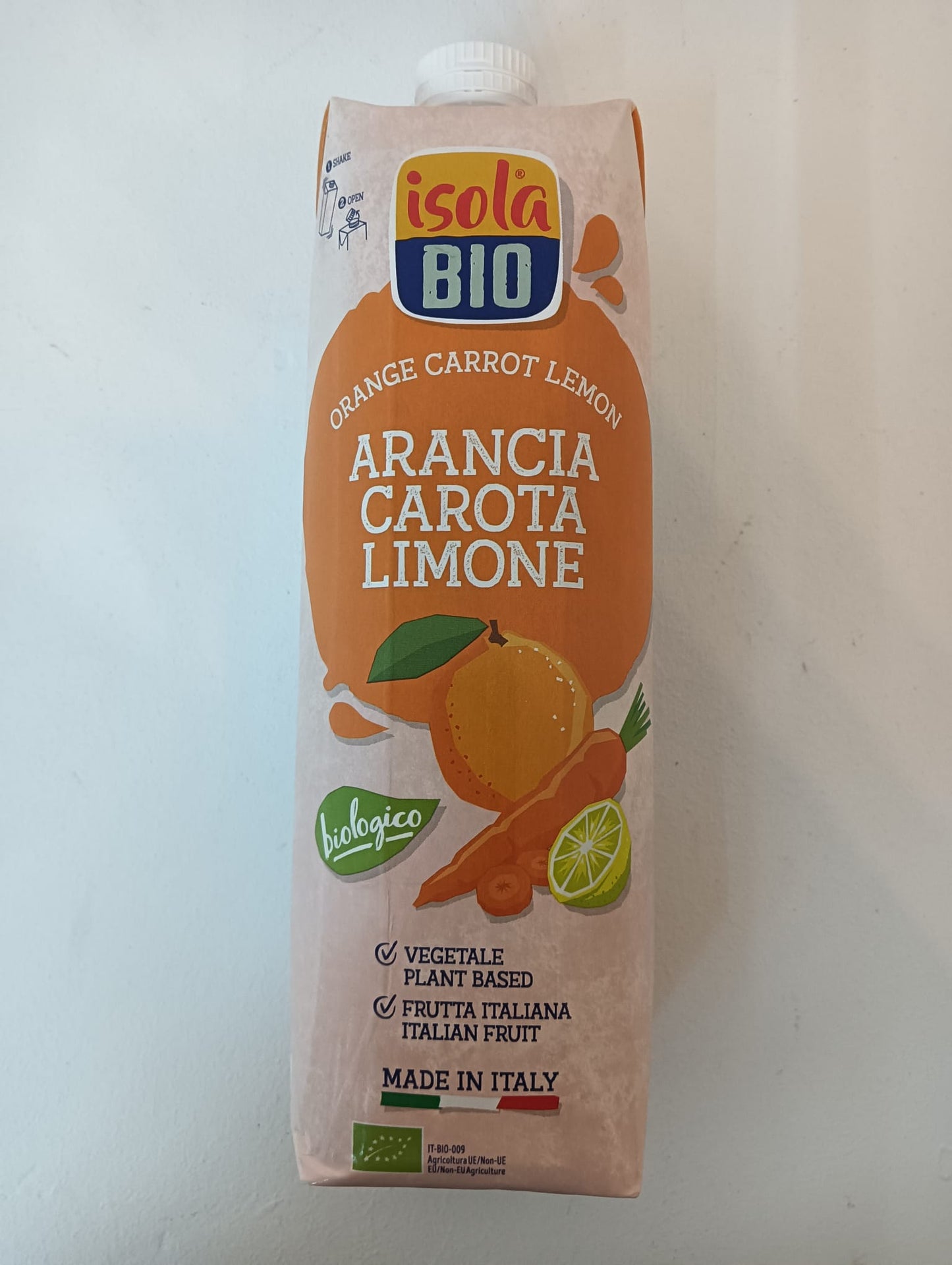 ISOLA BIO Bevanda Arancia Carota Limone