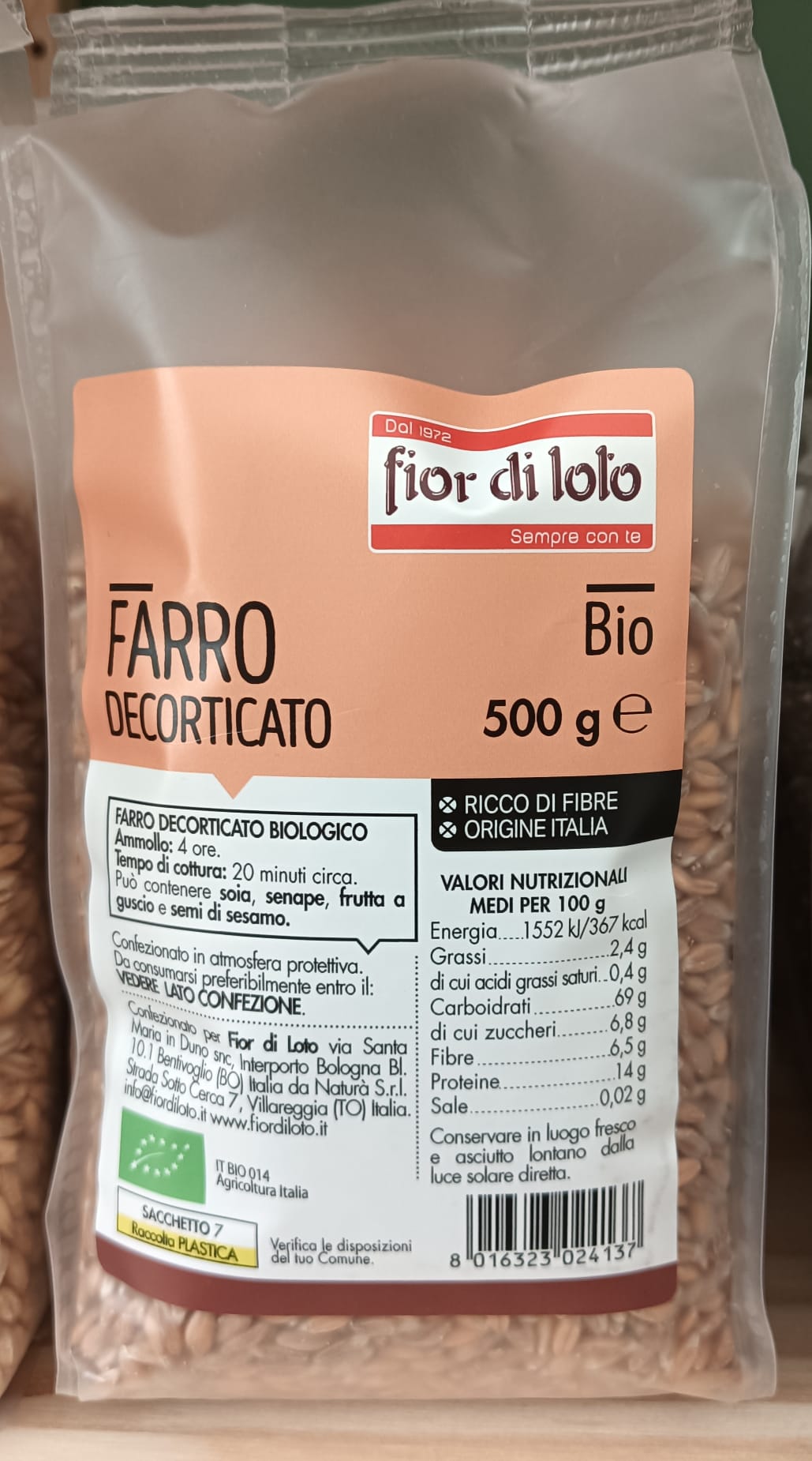 FIOR DI LOTO Farro Decorticato
