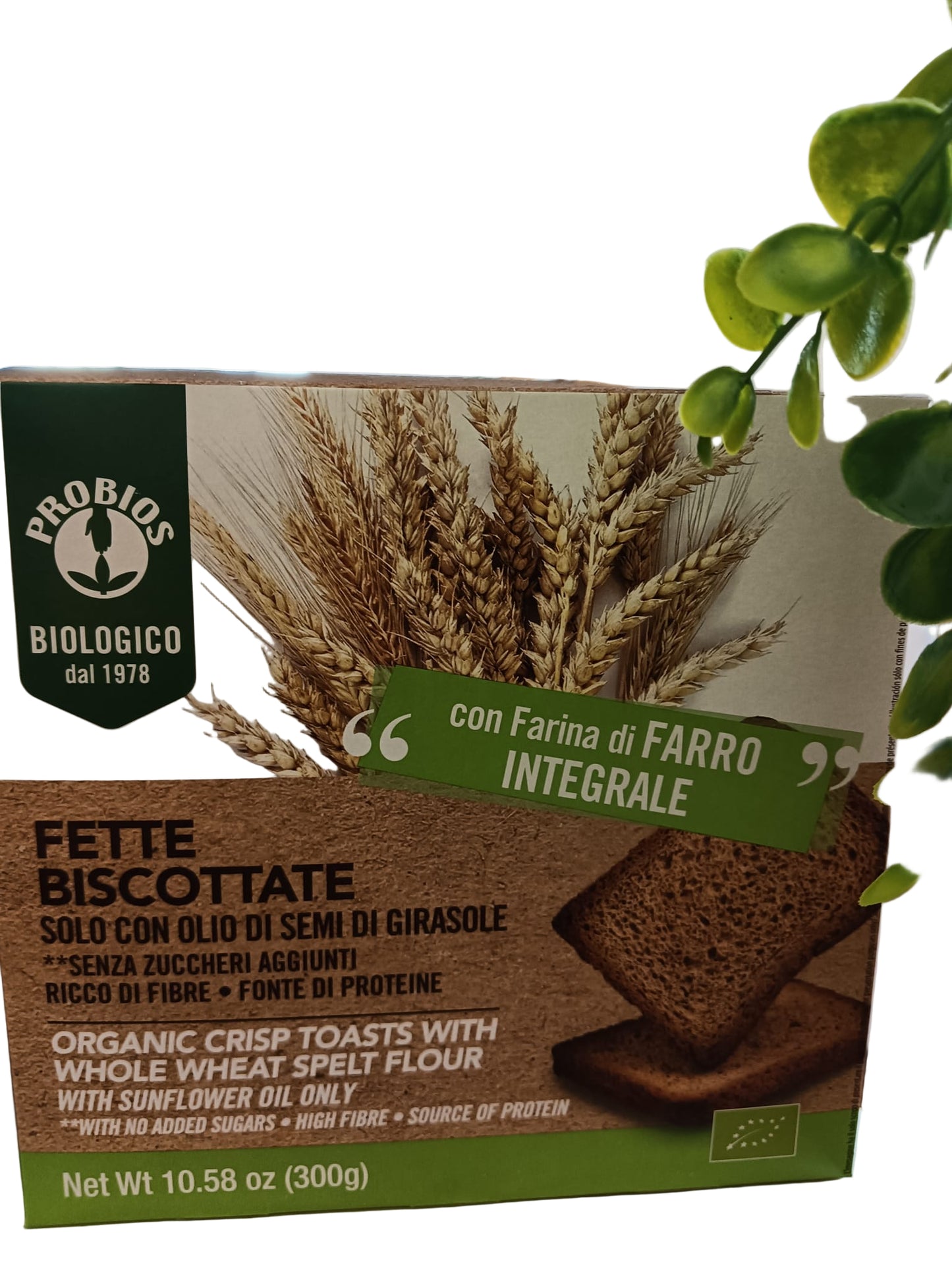 PROBIOS Fette biscottate con farina integrale di farro