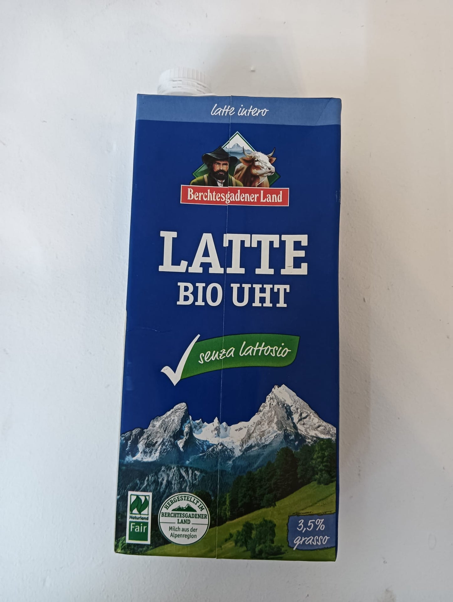 BERCHTESGADENER LAND Latte Intero Bio Senza Lattosio