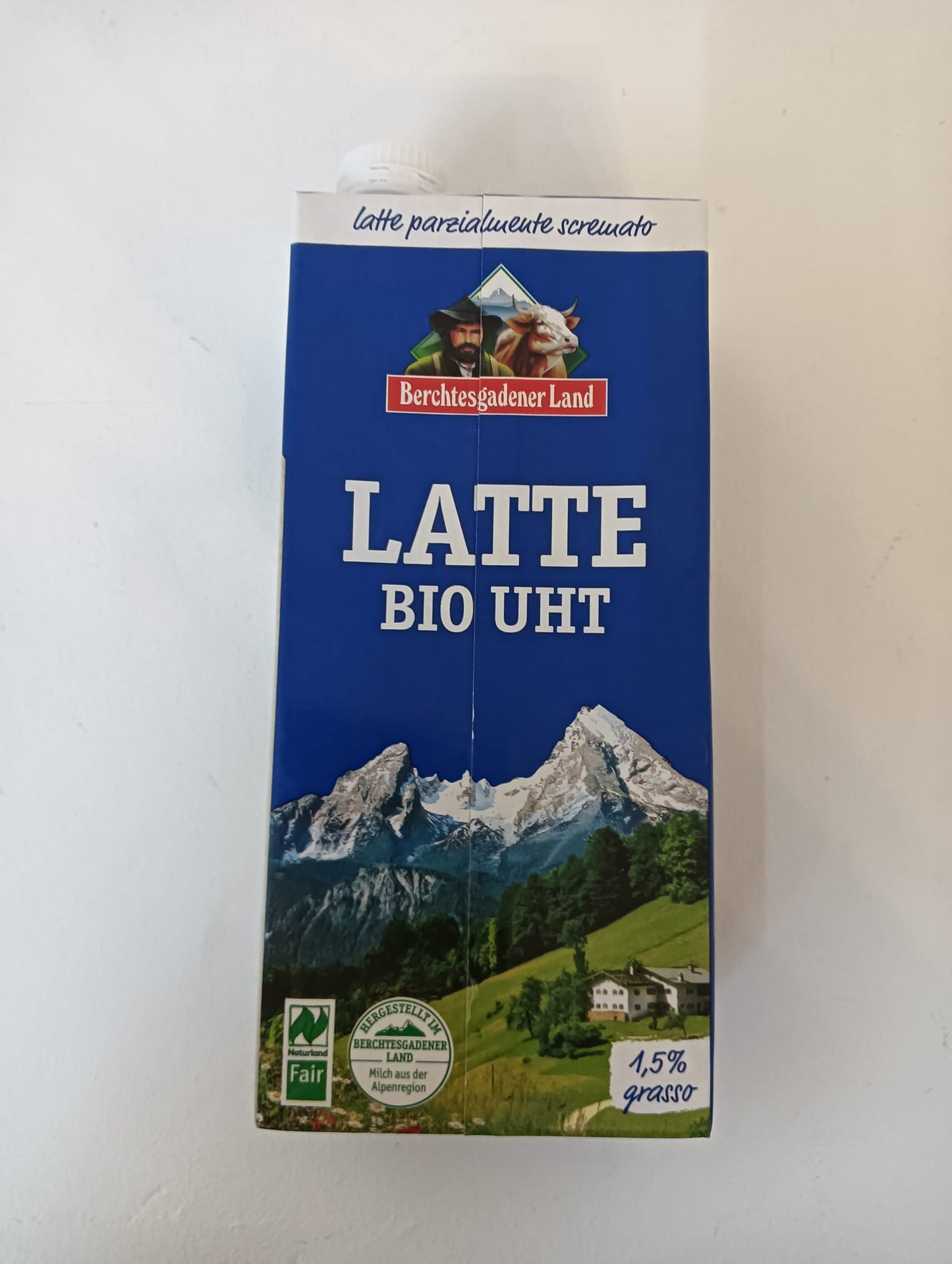 BERCHTESGADENER LAND Latte Parzialmente Scremato Bio Senza Lattosio