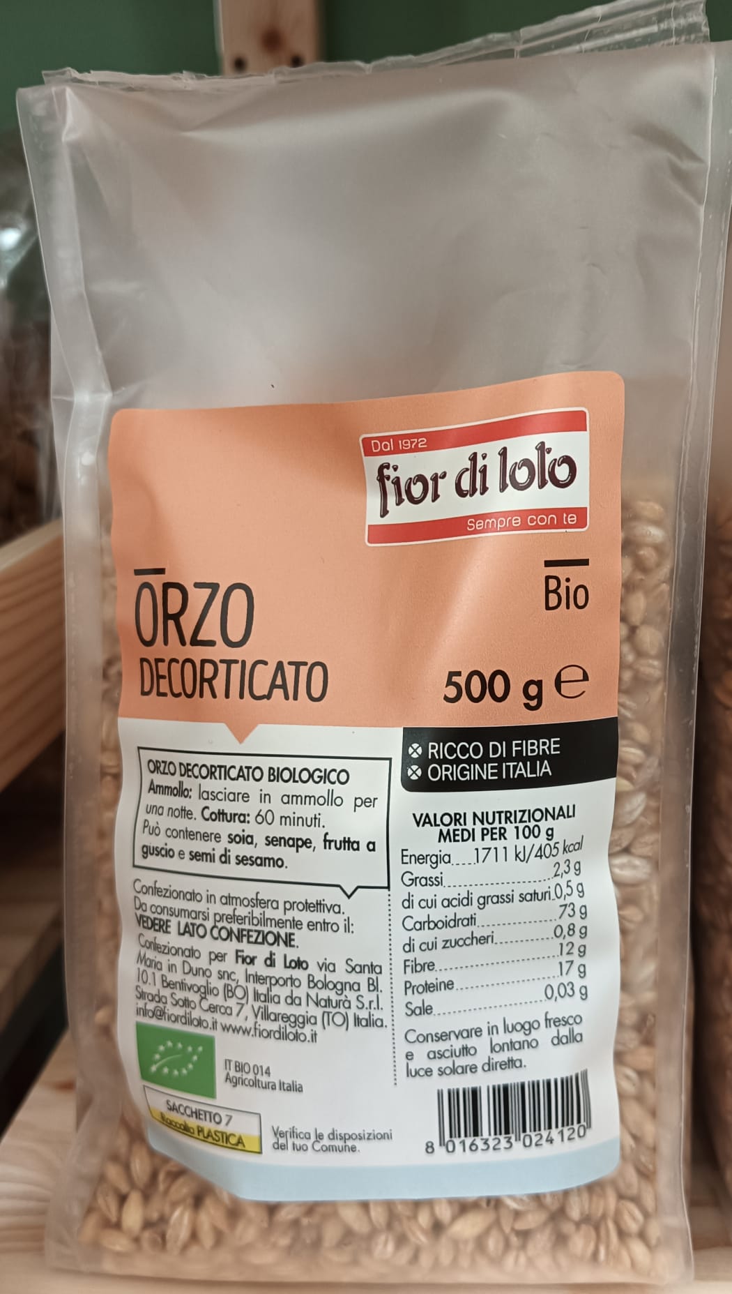 FIOR DI LOTO Orzo Decorticato
