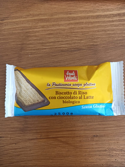 BAULE VOLANTE Biscotto di Riso con Cioccolato al Latte