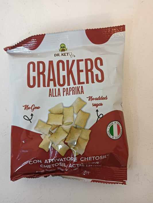 Dr Keto Crackers alla paprika