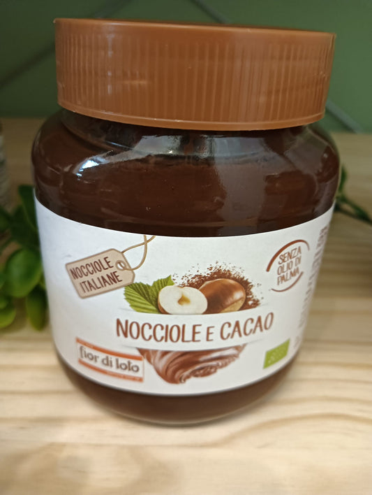 FIOR DI LOTO Crema Spalmabile Nocciole e Cacao