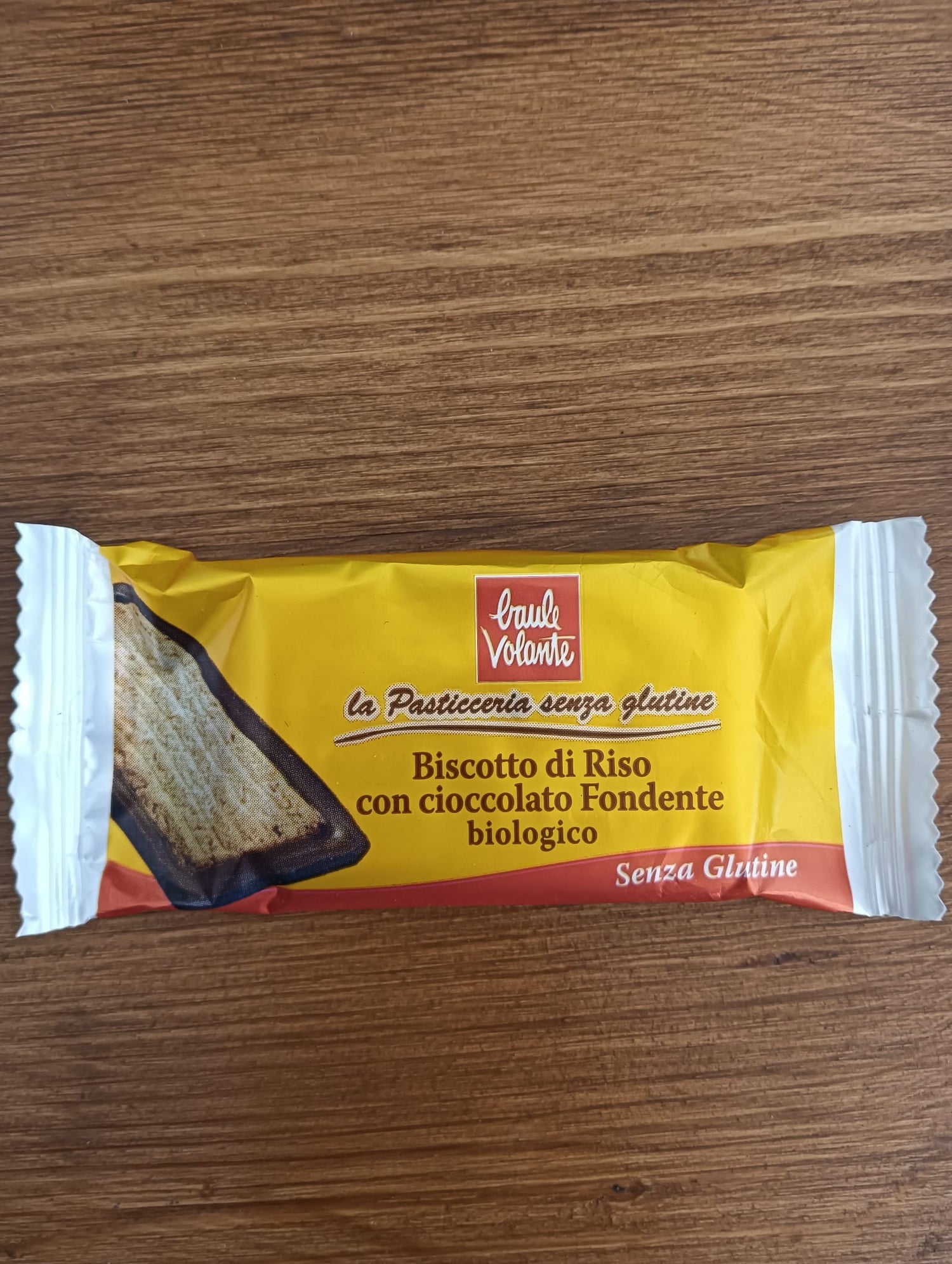 BAULE VOLANTE Biscotto di Riso con Cioccolato Fondente bio