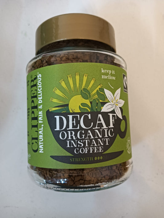 Clipper Decaf Organic instant coffe