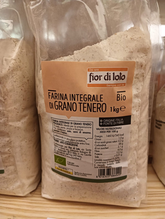 FIOR DI LOTO Farina integrale di grano tenero