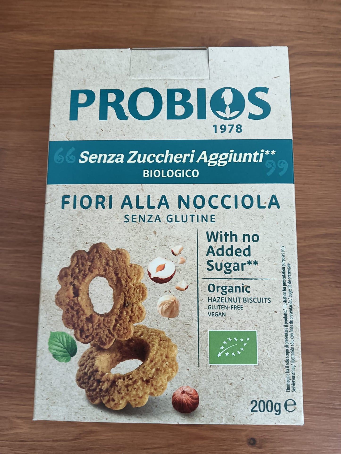 PROBIOS Frollini Cacao e Nocciola Senza Zuccheri Aggiunti