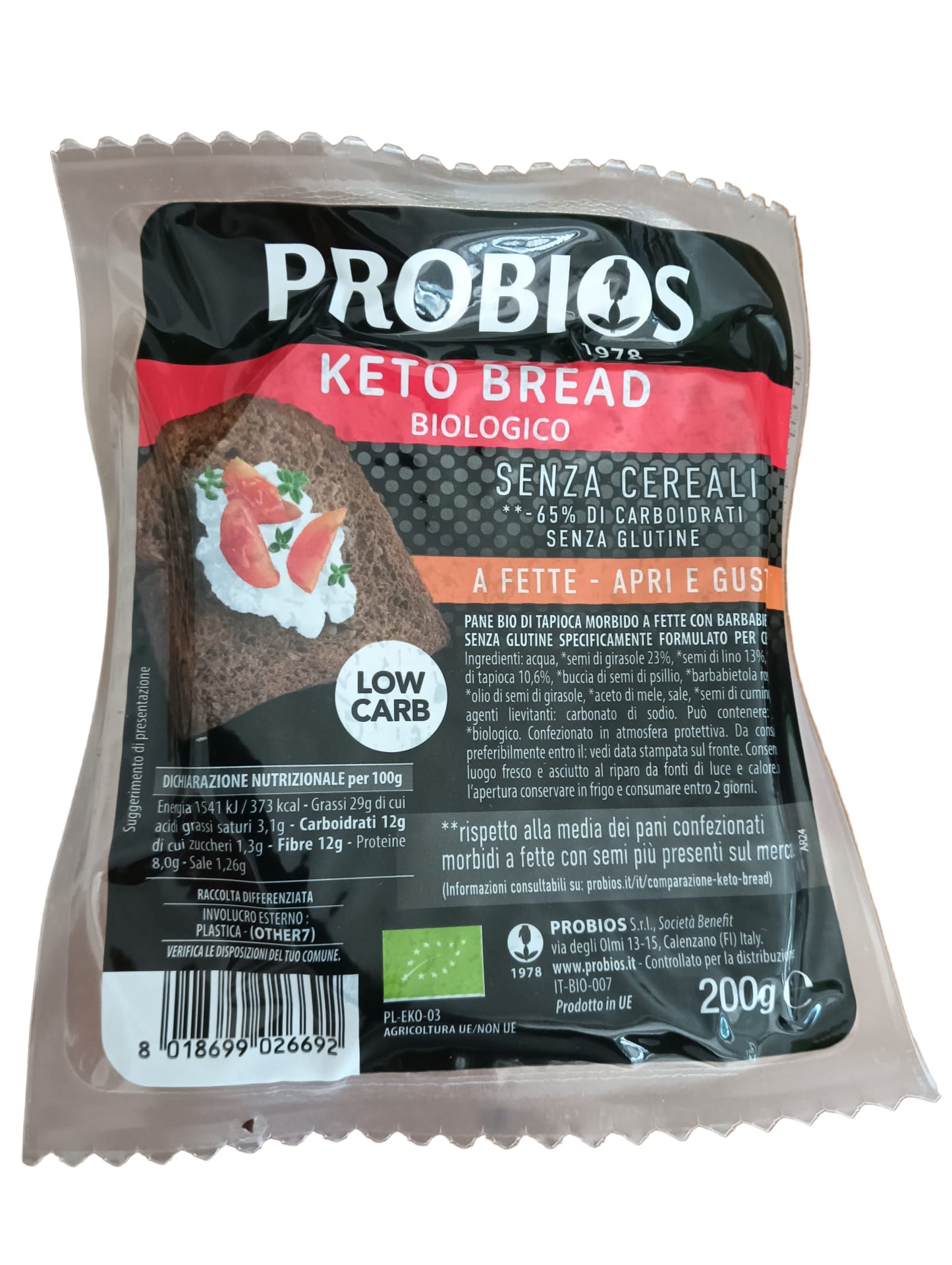 PROBIOS Keto Bread ai Semi