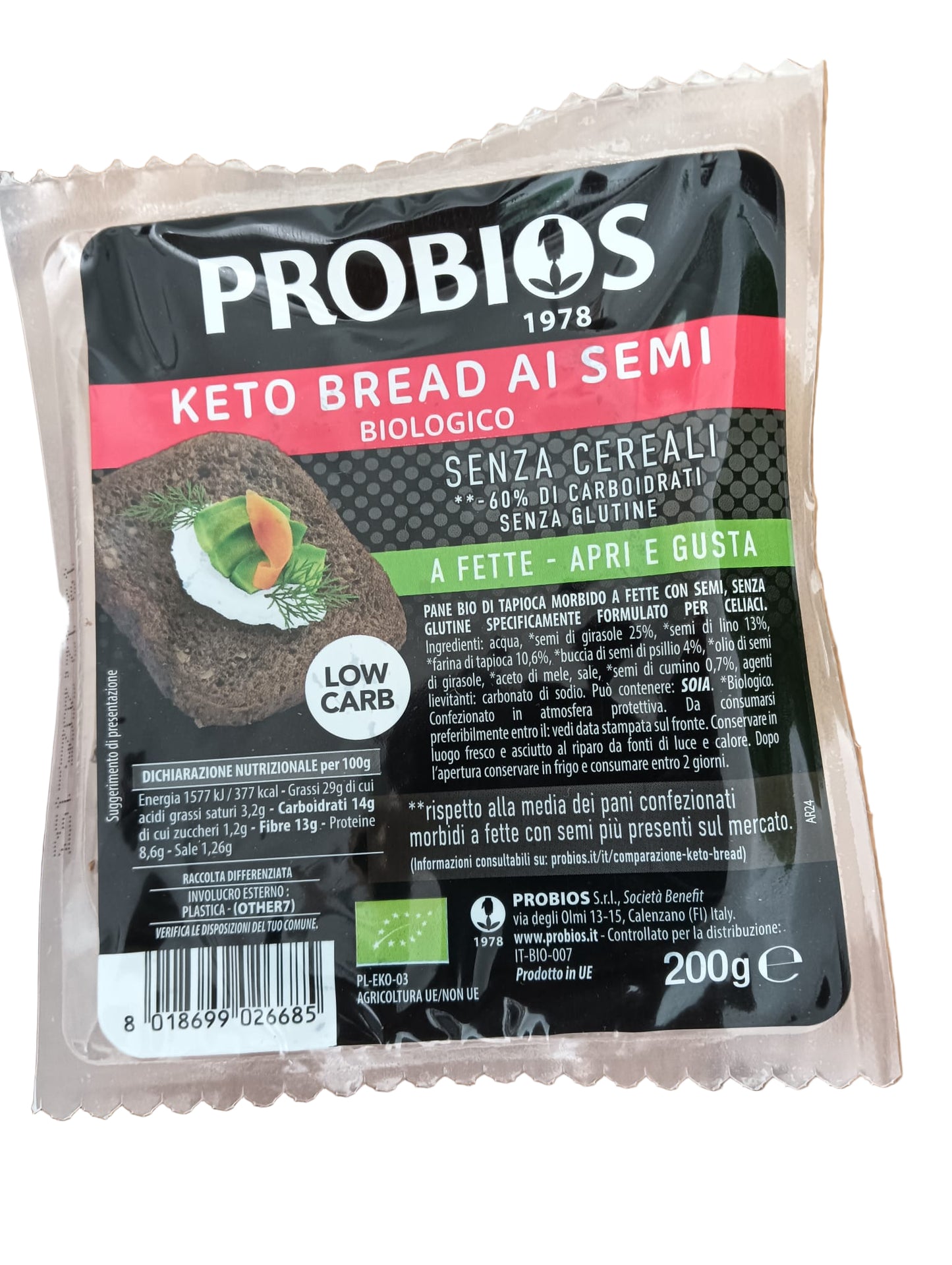 PROBIOS Keto Bread ai Semi