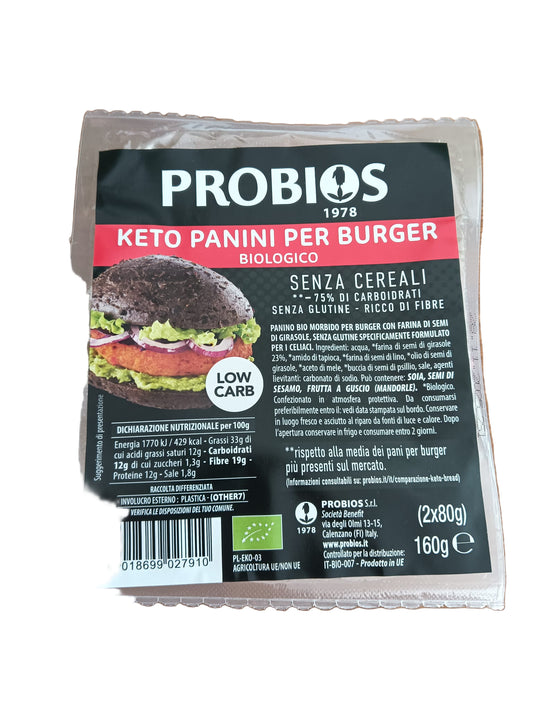 PROBIOS Keto Panini per Burger Bio