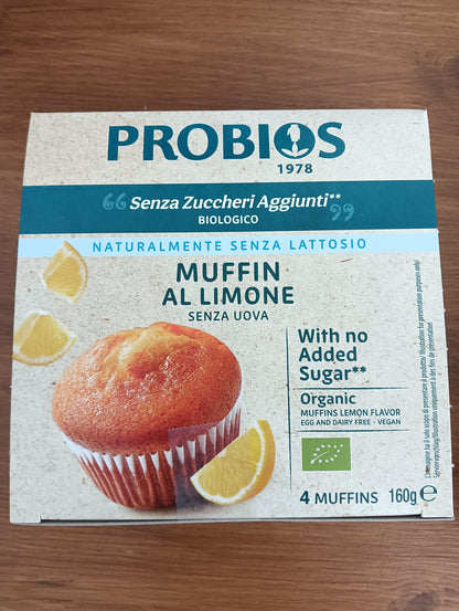 PROBIOS Muffin al Limone Senza Zuccheri Aggiunti