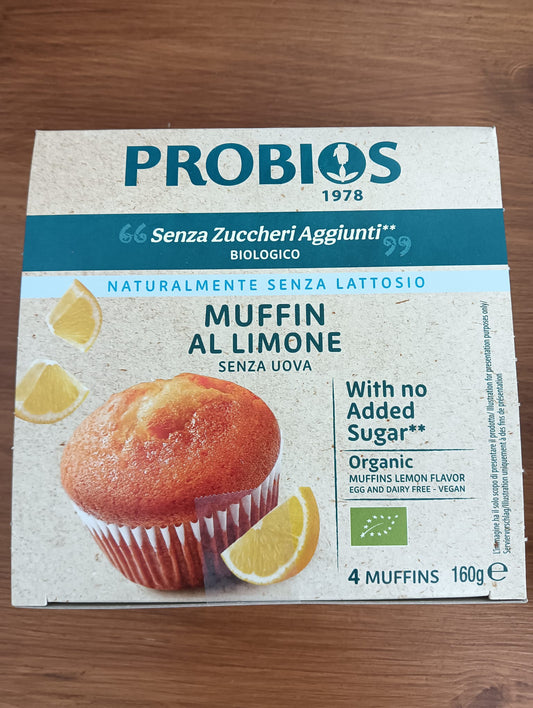 PROBIOS Muffin al Limone Senza Zuccheri Aggiunti
