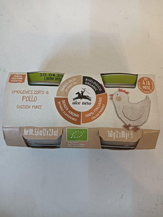 ALCE NERO Omogeneizzato di pollo